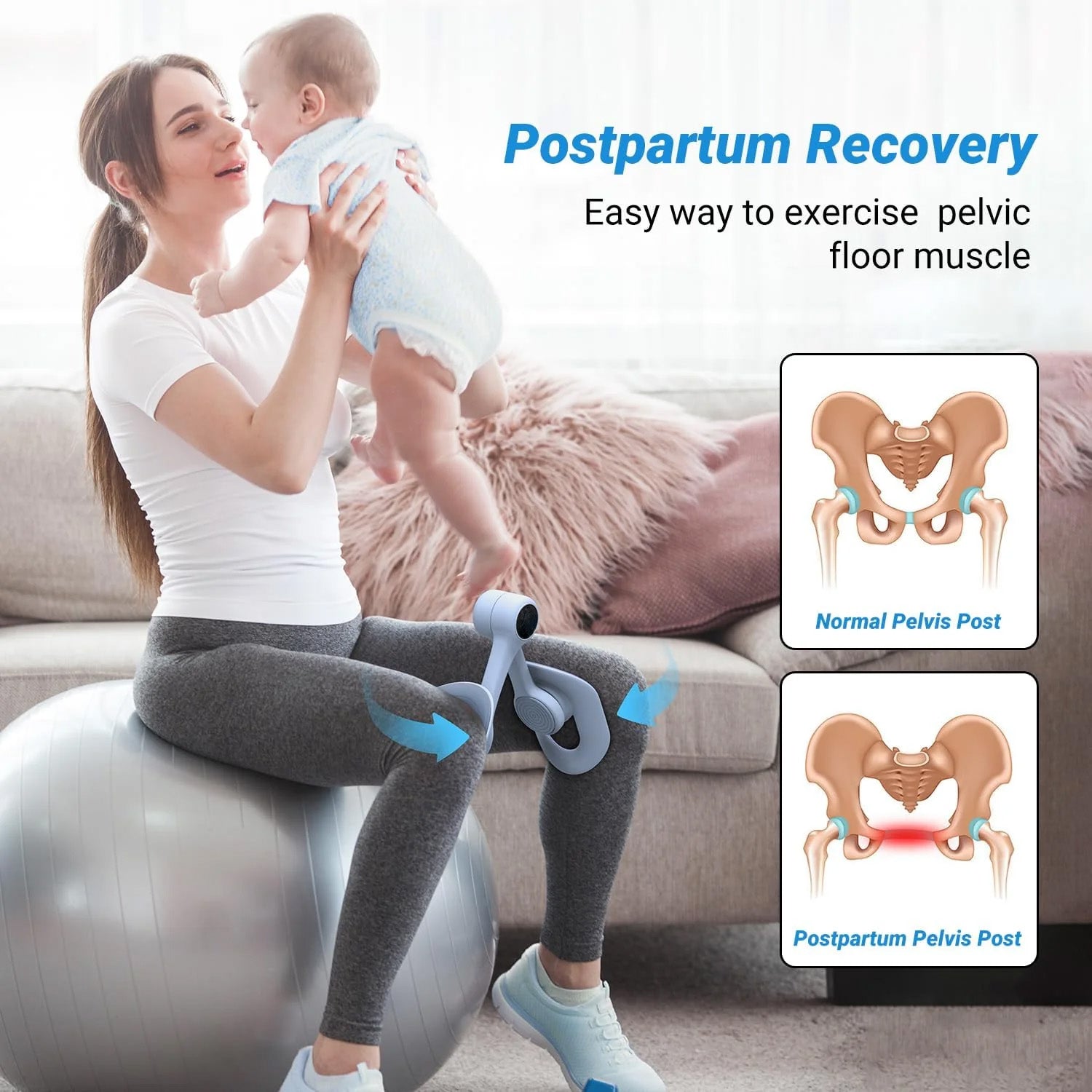 Thigh & Pelvic Floor Trainer – Home Workout Equipment for Women