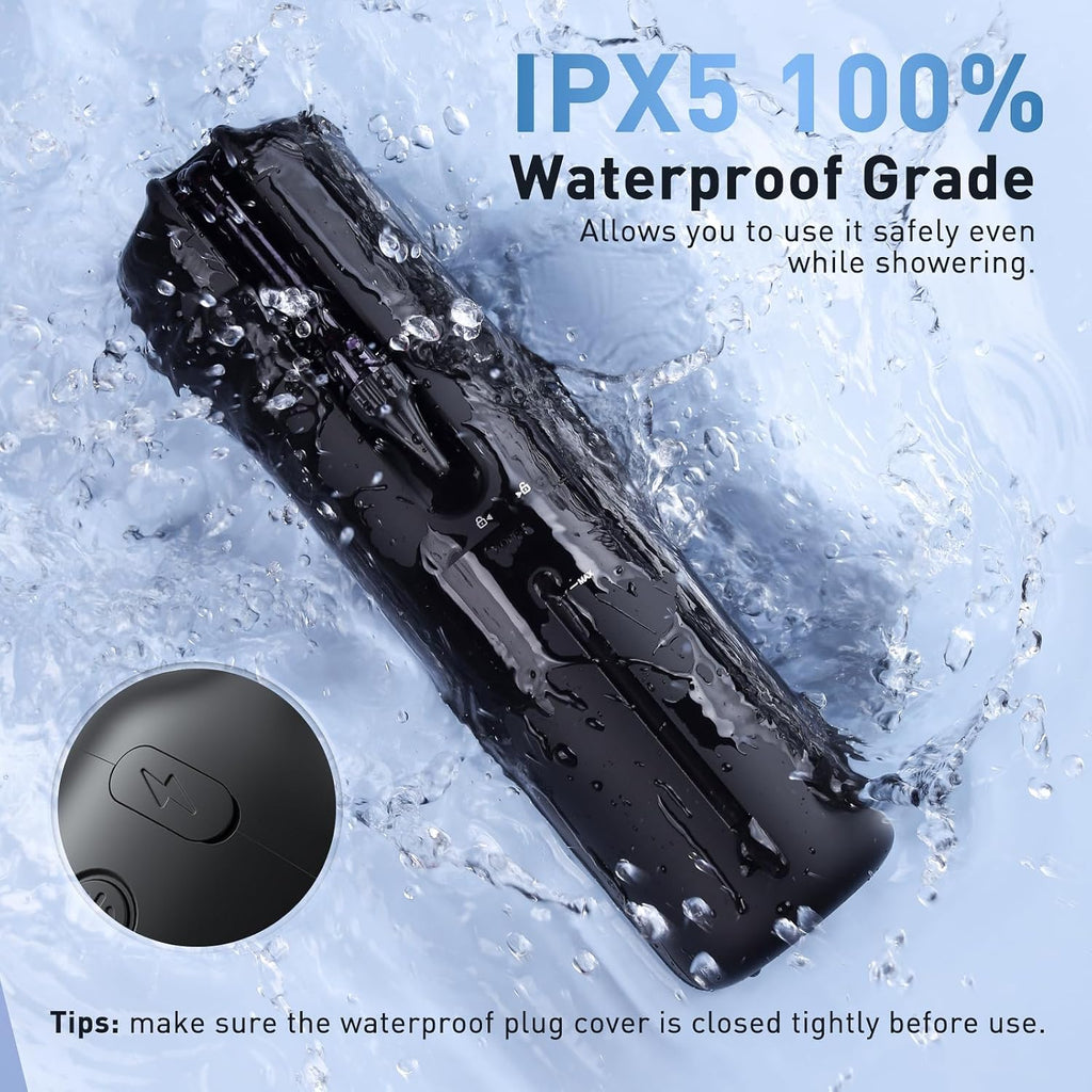 Ear Wax Removal - Electric Ear Irrigation Flushing System with 4 Pressure Modes, Ear Cleaner with Camera, 1080P Otoscope, Ear Cleaning Tool with 7 Pcs Ear Set, Safe and Effective Earwax Removal Kit